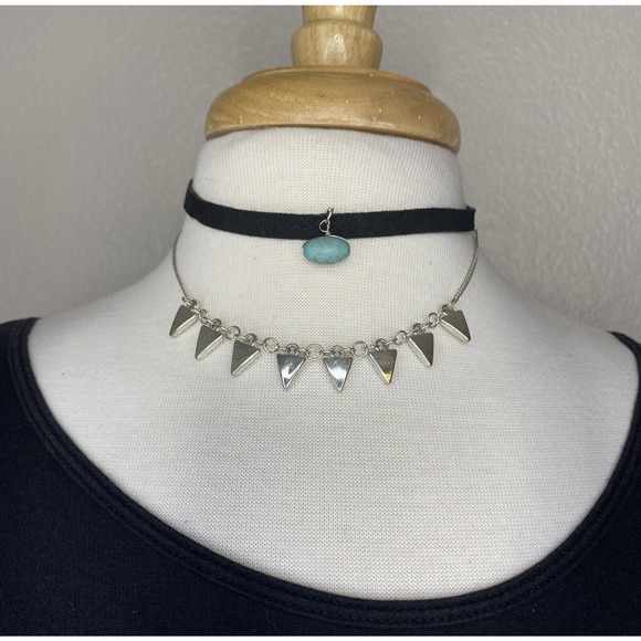 Shiraleah Jewelry - SHIRALEAH New Black Velvet Sylvana Choker Necklace Anthropologie NWT
